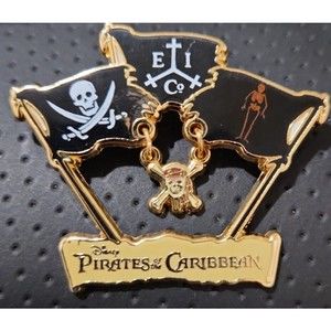 Disney Pin 00010 Pirates of the Caribbean Flags Trilogy AP Artist‎ Proof LE 25